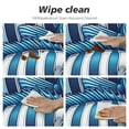thumbnail image 4 of PIKWEEK  Round Fitted Tablecloth with Elastic Edge  Fitted Table Cloth for Round Table Tropical Fish Circular Table Cover Waterproof Wipeable Round Elastic Table Cloth, 4 of 7
