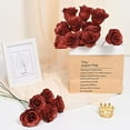 thumbnail image 5 of Waipfaru Glitter Roses Bouquet,24pcs Artificial Rose Flower,DIY Glitter Everlasting Rose Bouquet with Stem for Valentine's Day Gifts,Engagement,Anniversary,Wedding, 5 of 8