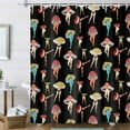 thumbnail image 5 of Funny Mushroom Butt Shower Curtain, Fun Cute Sexy Butt 70S 80S Fabric Shower Curtains for Bathroom Hippie Psychedelic Aesthetic Colorful Unique Cool Cloth White Shower Curtain with 12 Hooks,70X70, 5 of 5