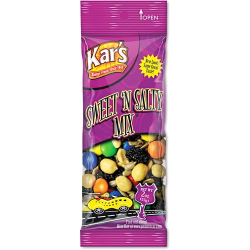 Kar's Nuts Caddy, Sweet 'N Salty Mix, 2oz Packets, 24 Box by Advantus