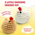 thumbnail image 2 of Kit de Crochet SGIBYN para Principiantes con Video Tutoriales y 3 Pollitos, 2 of 7