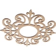 thumbnail image 2 of Ekena Millwork 20"OD x 6 1/2"ID x 1/4"T Dijon Wood Fretwork Pierced Ceiling Medallion, Alder, 2 of 3