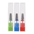 thumbnail image 1 of Juego de brocas para uñas, 3 piezas, de acero de tungsteno, para eliminar cutículas, esmalte de g CACAGOO Broca de uñas, 1 of 7