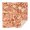 Brown and Pink, variant on Gold and Black Of Leopard Print Square Tablecloth,Waterproof Square Table Cover,Wipeable Spillproof Washable Table Cover for Home Kitchen Party Decor 42"X42"(107x107cm)