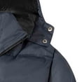thumbnail image 3 of MADHERO Men's Puffer Jacket Water-Resistant Insulated Down Alternative Outerwear Coats Charcoal Grey Size  L, 3 of 6