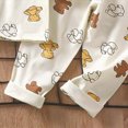 thumbnail image 5 of TOWED22 Toddler Baby Girl Clothes Outfits Long Sleeve Crewneck Sweatshirt and Joggers Pants 2 Piece Set Fall Winter(Beige,5-6 Y), 5 of 6