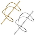 thumbnail image 6 of Beaupretty 2Pcs Curved Hair Pins Classic Silver Metal Accessories for Women, 6 of 8