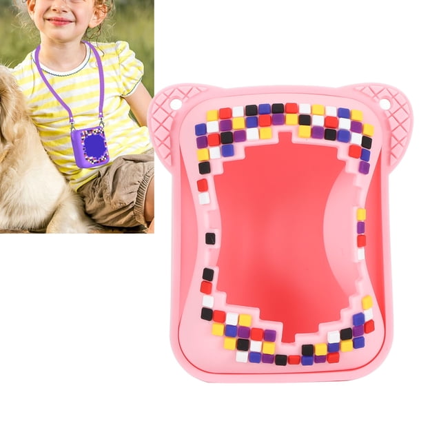 Silicone Cover Case with Lanyard for Bitzee Interactive Toy Digital Pet, Scratch Resistant Electronic Pets Travel Storage Bag.