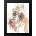 thumbnail image 2 of Vess, June Erica 12x14 Black Modern Framed Museum Art Print Titled - Petal Drift IV, 2 of 5