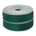 thumbnail image 1 of Unique Bargains 2 Pack Twisted Nylon Twine Thread Beading Cord 1.5mm 20M/65 Feet Extra Strong Braided Nylon String, Dark Green, 1 of 6