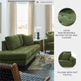 thumbnail image 4 of Signature Design by Ashley Bixler Green Right-Arm Facing Corner Chaise, 4 of 17