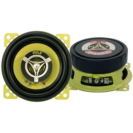 PYLE PLG4.2 - PYLE Gear 4'' -inch Coaxial Car Speaker Pair - 2-Way Vehicle Speakers, 140 Watt