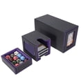 thumbnail image 5 of Card Storage Box for 200+ Cards, Card Deck Case, Card Organizer with 4 Dividers, 5 of 6