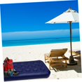 thumbnail image 4 of Nrdde 2025 Latest Model 1pc Portable Inflatable Air Mattress Single Flocking Sleeping Mat for Camping Hiking and Outdoor Fun Lightweight Compact Design for and Travel Blue 190X72CM, 4 of 5