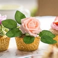 thumbnail image 4 of Deago 50 Pcs Artificial Flowers Real Looking Foam Fake Roses with Stems for DIY Wedding Bouquets Bridal Shower Centerpieces Party Home Decorations (Pink), 4 of 8