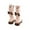 Beige, variant on Krdevn Girls Knee‑High Leather Boots Fleece Lined Pearl Trim Bow Decor Side Zipper Non‑Slip Princess Winter Boots,Black