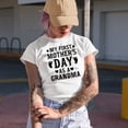 thumbnail image 2 of My First Mother's Day as a Grandma, Grandmother of a Newborn Baby, Baby Blue T-Shirt, Large, 2 of 5