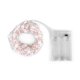 thumbnail image 1 of Cadena de luces LED navideñas, blanco cálido, lámpara de árbol de Navidad, decoración, kit de iluminación exterior con pilas, 5 m, 50 cuentas LED Jumpingount HA008576-01, 1 of 6