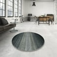 thumbnail image 4 of Ahgly Company Machine Washable Indoor Rectangle Contemporary Gunmetal Green Area Rugs, 4' x 6', 4 of 7