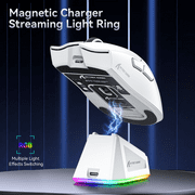 ATTACK SHARK X11 Wireless Gaming Mouse with Charging Dock, PixArt PAW3311 Gaming Sensor, BT/2.4G Wireless/Wired