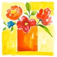 thumbnail image 2 of Nan 12x12 Black Ornate Wood Framed with Double Matting Museum Art Print Titled - Sunny Day Bouquet II, 2 of 4