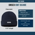 thumbnail image 4 of Columbia Whirlibird Cuffed Beanie Super Soft Acrylic Knit Winter Beanie Hats for Unisex (Dark Nocturnal, One Size), 4 of 7