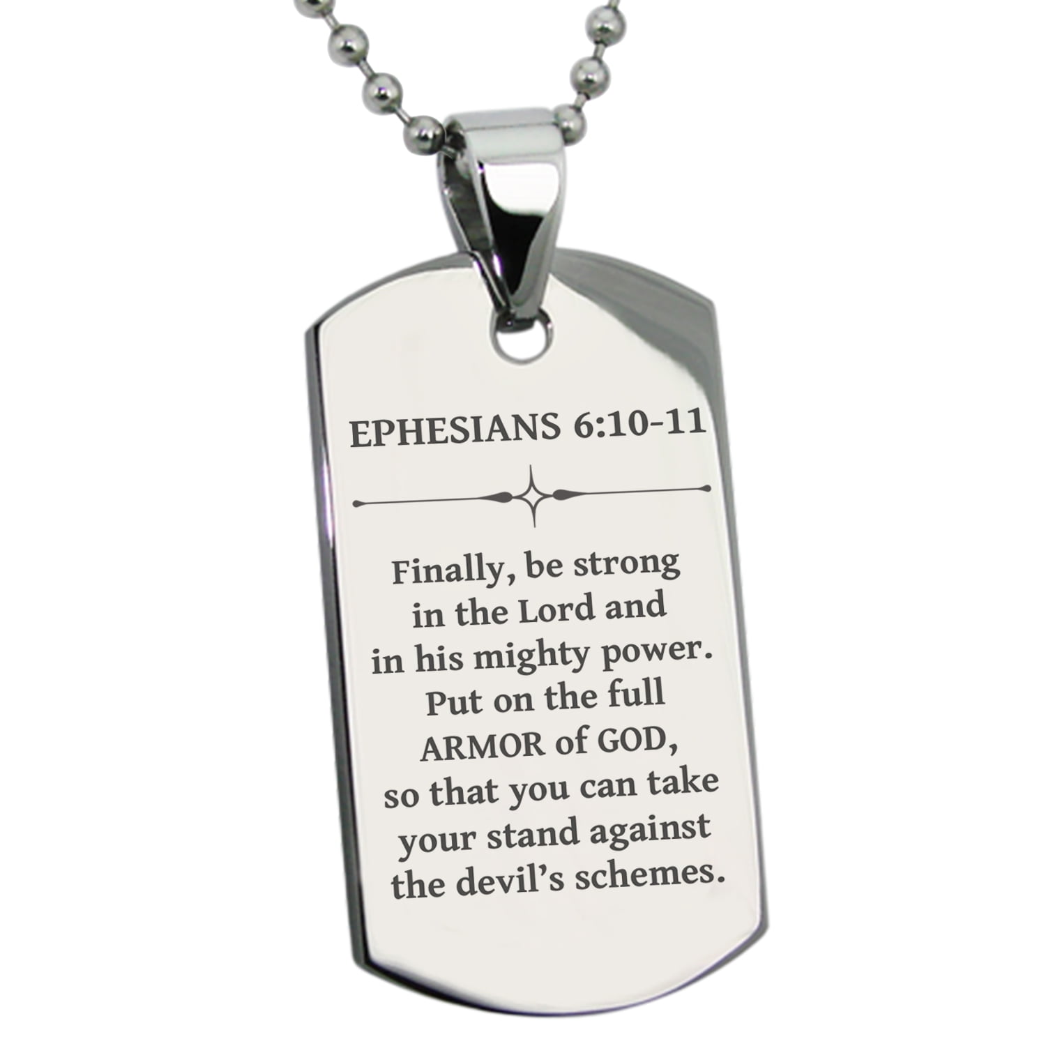 Dog Tag Pendant Necklace 