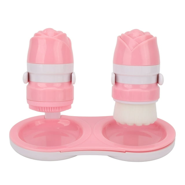2 piezas Cepillo de limpieza facial Cepillo exfoliante facial de mano Cepillo de lavado facial manual de silicona