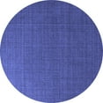 thumbnail image 1 of Ahgly Company Indoor Round Oriental Blue Industrial Area Rugs, 3' Round, 1 of 4