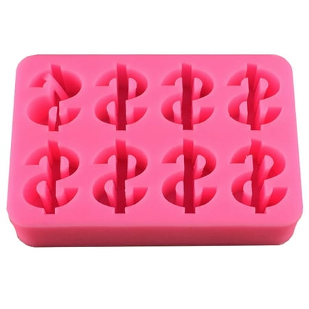 

TOYMYTOY Dollar Sign Silicone Mold DIY Cake Fondant Mold Dollar Sign Biscuit Cookies Mold Pudding Mold