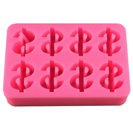 

TOYMYTOY Dollar Sign Silicone Mold DIY Cake Fondant Mold Dollar Sign Biscuit Cookies Mold Pudding Mold