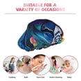 thumbnail image 6 of KLL Colorful Parrot Jungle Dream Pattern Shower Cap & Bath Cap for Women,Reversible Oversized Waterproof Shower Caps for all Hair Lengths,Elastic Reusable Bathing Hair Cap, 6 of 6