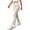 Beige, variant on Girls Toddler Kids Pants Knitted Micro Flare Classic Fitted Elastic Waist Bow Lace Hem Trousers(5-6 Years,Pink)