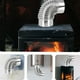 thumbnail image 2 of Yuarrent Chimenea de escape multifuncional plateada con tubo de conducto Flexible para extractor conveniente Kits de desorden para acampar 6*20 chimenea, 2 of 6