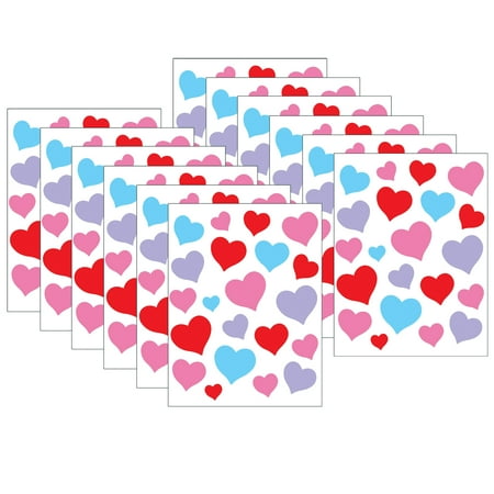 UPC: 0194629102747 | Teacher Created Resources Charming Hearts Stickers 120 Per Pack 12 Packs