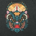 thumbnail image 4 of MOUSYA Women Vintage Boho Shirt Moon Moth Flower Tops Butterfly Floral Graphic Tees Casual Short Sleeve Summer Holiday T-Shirts, 4 of 8