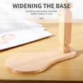 thumbnail image 3 of Sherbo Adjustable Embroidery Hoop Stand Rotated Beech Wood Hands-Free Cross Stitch Frame Solid Natural Wood with 2 Hoops 6 Inch and 7 Inch, 3 of 6
