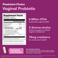 thumbnail image 6 of Physician's Choice Vaginal Probiotic for Women – 6B CFU, pH Balance, Odor Control, 30 count, 6 of 6