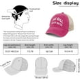 thumbnail image 4 of 2nd Ball Scratches Golfer hat Womens Trendy Golf Lover Golf hat Men Cycling Cap Vintage for Handyman, 4 of 8