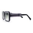 thumbnail image 6 of Womens Polarized Mod Rectangle Minimal Vintage Vibe Hipster Sunglasses Slate - Green, 6 of 8
