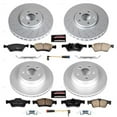 thumbnail image 2 of PowerStop Front and Rear Geomet Coated Brake Rotor and Pad Kit Fits: MERCEDES-BENZ Select Models CRK6358, 2 of 5