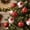 484#Red, variant on 12 Pack 6cm Sequin Foam Christmas Ball Ornaments, Shatterproof Lightweight Pre Strung Hanging Design, Sparkling Embellishments for Tree Wreath Window Party DIY Decor Layout