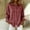Wine, variant on Striped Button Down Shirts for Women Cotton Dress Shirts Long Sleeve Collared Blouses Work Business Casual Tops