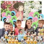 Spirited Away Sen to Chihiro Banner Poster Wall Decor Birthday Backdrop Background Party Supplies Taspestry