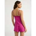 thumbnail image 3 of Sofia Intimates Women's and Plus Modal Cami and Shorts Pajama Set, 2-Piece, Sizes XS-3X, 3 of 4