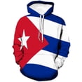 thumbnail image 4 of Sudadera con capucha con la bandera de Cuba impresa en 3D para hombre, nueva sudadera de manga larga, tops tipo pulóver, sudaderas deportivas de moda para correr, sudaderas de gran tamaño, 4 of 5