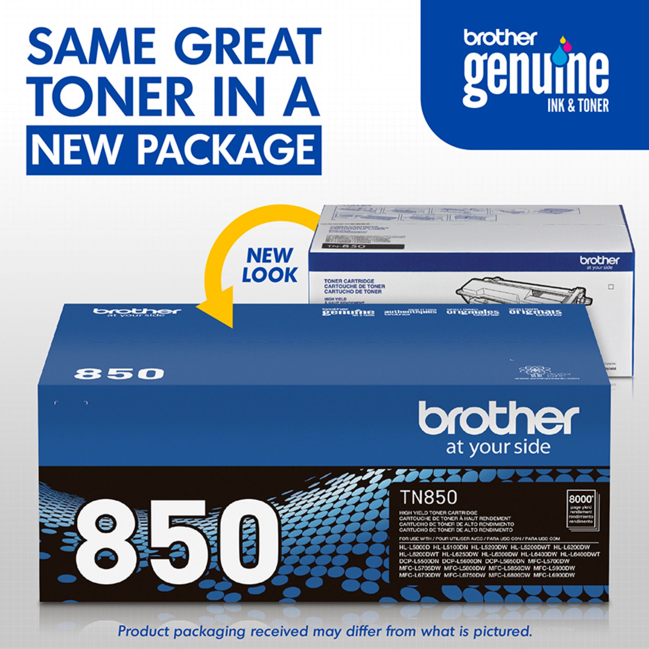 Brother Genuine TN-850 High-Yield Toner Cartridge photo 2