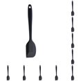 thumbnail image 2 of Naiovety Silicone Spatula Cooking Baking Scraper Heat-Resistant Batter Mixing Spoon Bending Tools Tool Non-stick Scrapers Cake Type1 NO1, 2 of 6