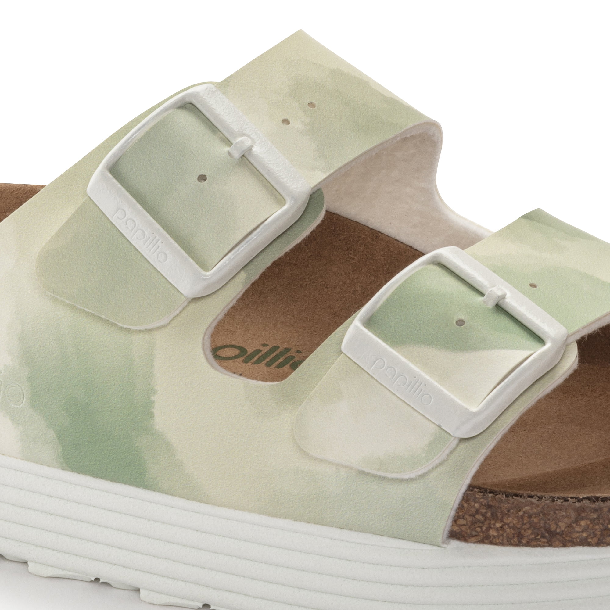 Birkenstock Arizona Grooved Narrow Unisex Shoes Size 3, Color: Watercolor Khaki