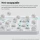 thumbnail image 5 of Teclado Mecánico nuphy Air75 V2 75% Inalámbrico Blanco, 5 of 9